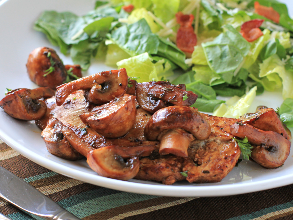 Balsamic Chicken and Mushrooms Recipe - Food.com
